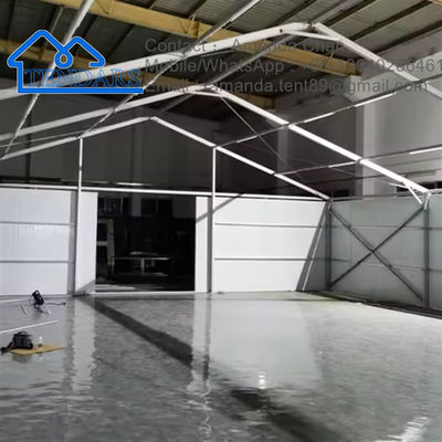 Facile da installare Modulare Retardante del fuoco Customized Grande magazzino industriale fuori tenda di stoccaggio