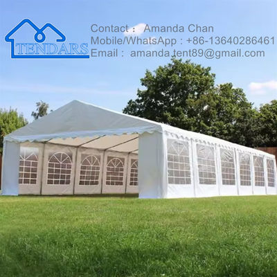 Prezzo di fabbrica magazzino tende da tenda bianche personalizzate per festa di magazzino, matrimonio, mostra, ecc