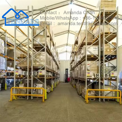 Dimensioni personalizzate Bianco Commerciale Heavy Duty Aluminium Frame Marquee Canopy Pvc Tenda di stoccaggio