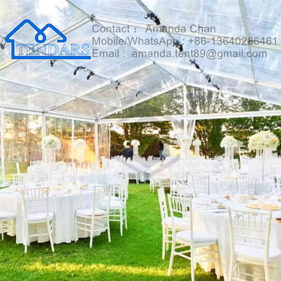 Grande chiara trasparente Pvc Custom Outdoor Sala nuziale Marquee Evento Tenda di festa