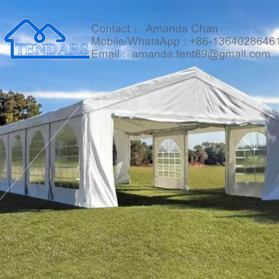 Tenda da matrimonio in alluminio per eventi esterni con pareti in PVC