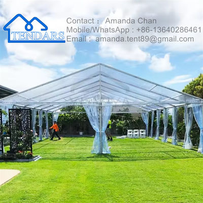 Tenda di marciapiede in alluminio per matrimoni Tenda di festa in PVC trasparente