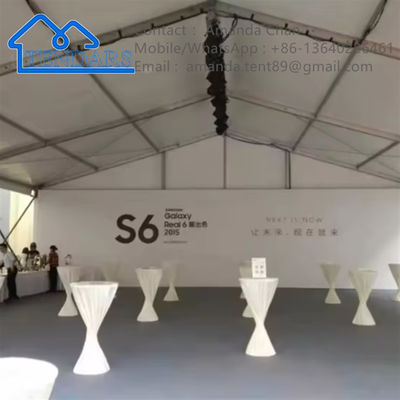 Lusso bianco tendone per matrimoni tenda per ricevimento baldacchino per eventi, struttura per feste