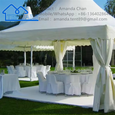 Pagoda di alluminio in alluminio per uso esterno Marche di nozze Tenda Eventi d'affari Feste Struttura di baldacchino