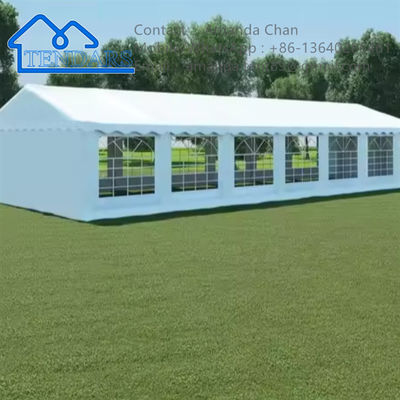 Tenda da sposa all'aria aperta in alluminio di lusso bianco