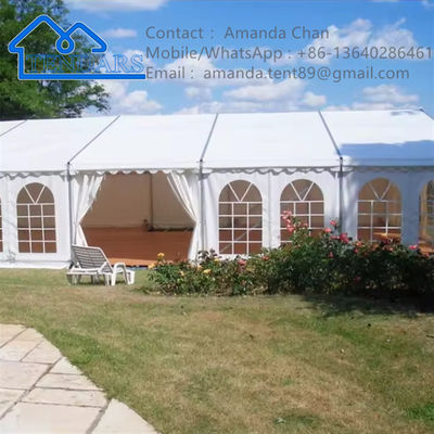 White Custom Large Capacity Aluminum Alloy Wedding Marquee Tent Party Event Canopy Struttura Disegno