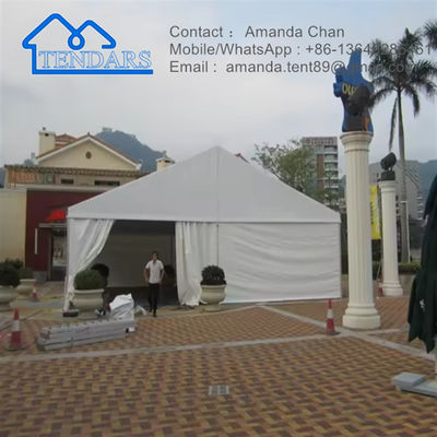Tenda per feste in giardino, struttura per matrimoni, struttura in plastica bianca per baldacchino per eventi all'aperto