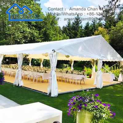 Tendars Tenda elasticizzata Tenda bianca per gazebo per feste con pareti laterali Struttura certificata CE