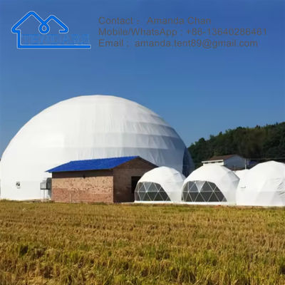 Tenda da matrimonio a copertura a doppio piano