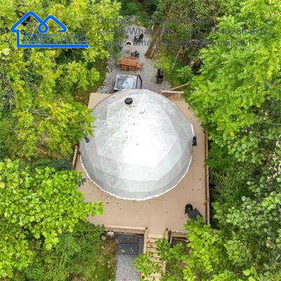 Tenda commerciale a cupola con bagno
