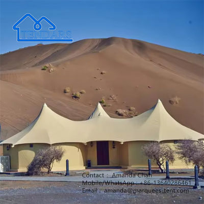 Outdoor Luxury Eco Resort Hotel Tenda Struttura Membrana Casa Con Bagno