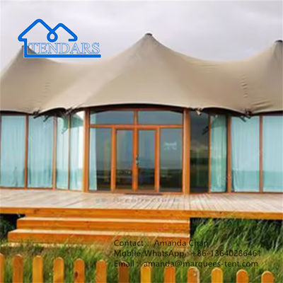 Resistente ai raggi UV Camping House Moderno Tent Resort Hotel Tent For Glamping Resort