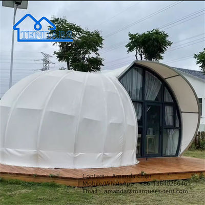 Nuovo design Hotel di lusso Tenda da campeggio Tende glamping a forma di lumaca per resort