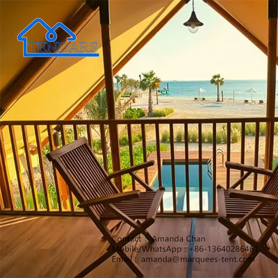 Canvas impermeabile personalizzato Glamping Camping Safari Hotel Tents Resort