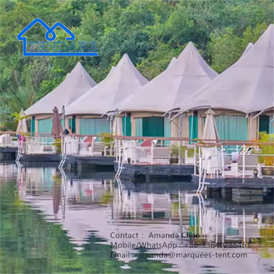 Pvdf Safari Camp Hotel Tenda impermeabile Tenda ignifugabile Per Glamping Resort
