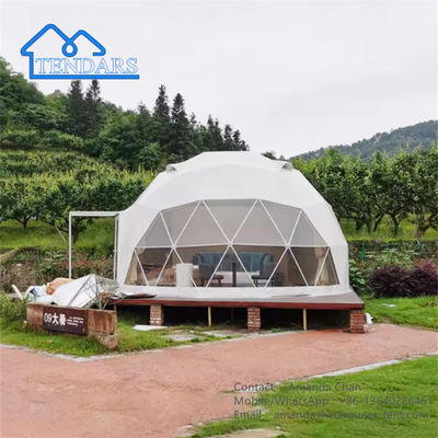 Tende impermeabili Glamping Geodesiche Eco Dome Tende per case in PVC impermeabili