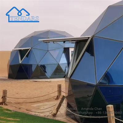 Alluminio all'aperto Camping Hotel Dome Casa Tenda di vetro Per evento glamping
