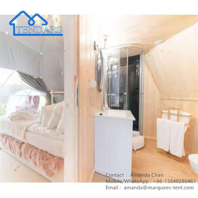 Tenda a cupola in PVC, tenda per mostre, tenda per campeggi, tenda per resort, tenda con porta rotonda per hotel