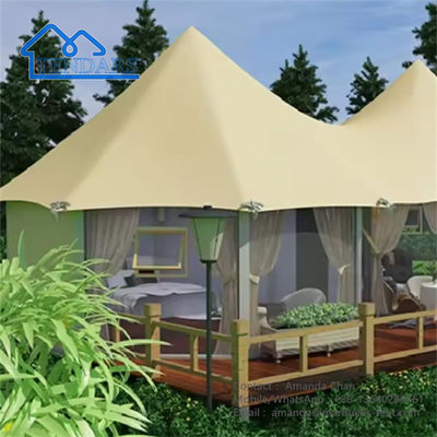 Struttura galvanizzata all'aperto impermeabile Campeggio Hotel Tenda Per Resort