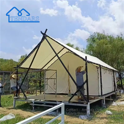 Tenda per casa all' aperto Tenda di lusso a bambusa impermeabile al vento Per hotel
