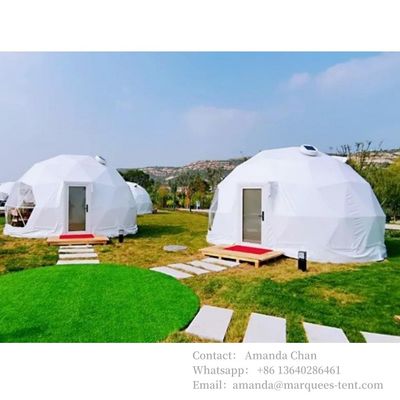 Customized Glass Glamping Hotel Camping Geodesic Dome Tent Per Famiglia E Hotel Resort