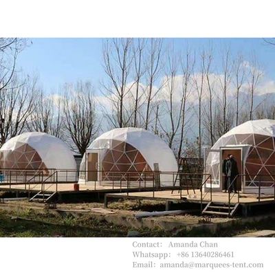 Tenda Glamping Dome di lusso casa geodetica tenda a cupola