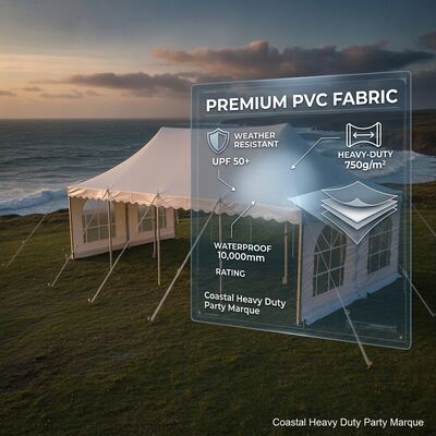 Festa del Mercato di Natale Tende Marquette A-Frame Impermeabile Elegante Design Ovale Canopy Struttura