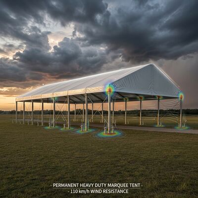 VIP Cocktail Party Marquee Tende Clear-Span trasparente PVC tetto struttura baldacchino ricezione