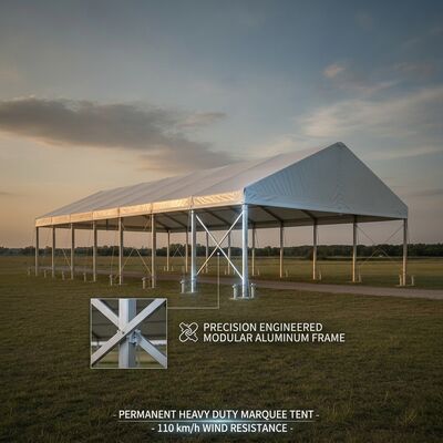 30x40m Tetti trasparenti in PVC Serie M Tende di festa Tetti trasparenti Mercato di Natale