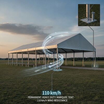 ABS-Wall Festa di Natale Marquee tende A-Frame impermeabile pannello solido Canopy mercato struttura