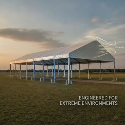 4x4m Mid-Size Hard Pressed Aluminium Alloy 6061/T6 Party Marquee Tent Wind Resistant Frame Outdoor Event Shelter