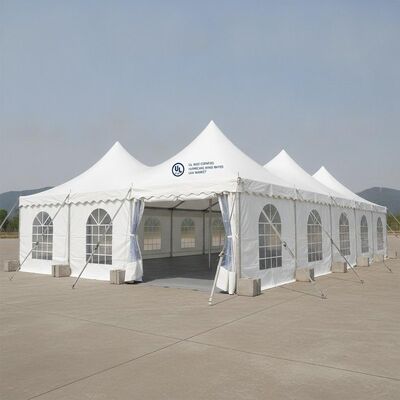 Tenda per tendone per feste certificata UL ANSI, struttura a baldacchino per eventi, grado commerciale, mercato USA, uragano, vento