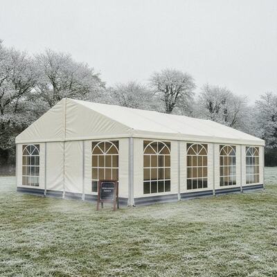 Tenda per feste isolata per tutte le stagioni, telaio in alluminio, barriera termica, resistente all'inverno, per eventi nel Regno Unito, sede tutto l'anno