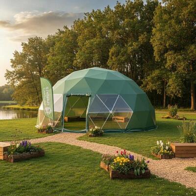 Telaio in alluminio per tenda per tendone per feste in PVC riciclabile ecologico per eventi verdi olandesi