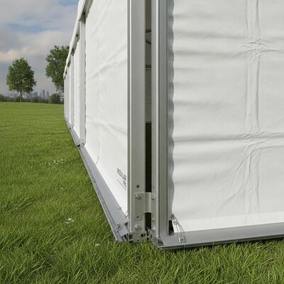 Sistema di tenda di festa di marciapiede espandibile modulare connessione a scarico impermeabile 3m Cornice in alluminio per flotte di noleggio eventi