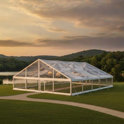 Spazio trasparente Modulare Festa Marquette Tenda In alluminio Cornice Grande Evento Canopy Nozze