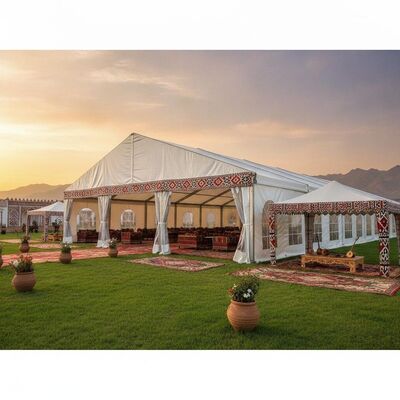 Banchetto all'aria aperta Festa Marquette Tenda PVC resistente Canopy Aluminio Padiglione Turkmenistan Festività