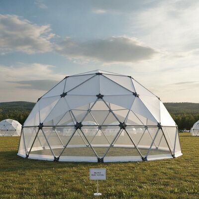 Tenda per eventi di festa resistente ai raggi UV telaio in acciaio rinforzato Disegno di installazione rapida per il Festival musicale della Bielorussia