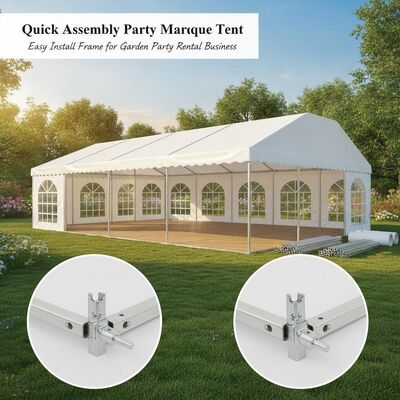 Rapido assemblaggio tenda di festa Marquee facile da installare telaio per il negozio di noleggio di giardino festa